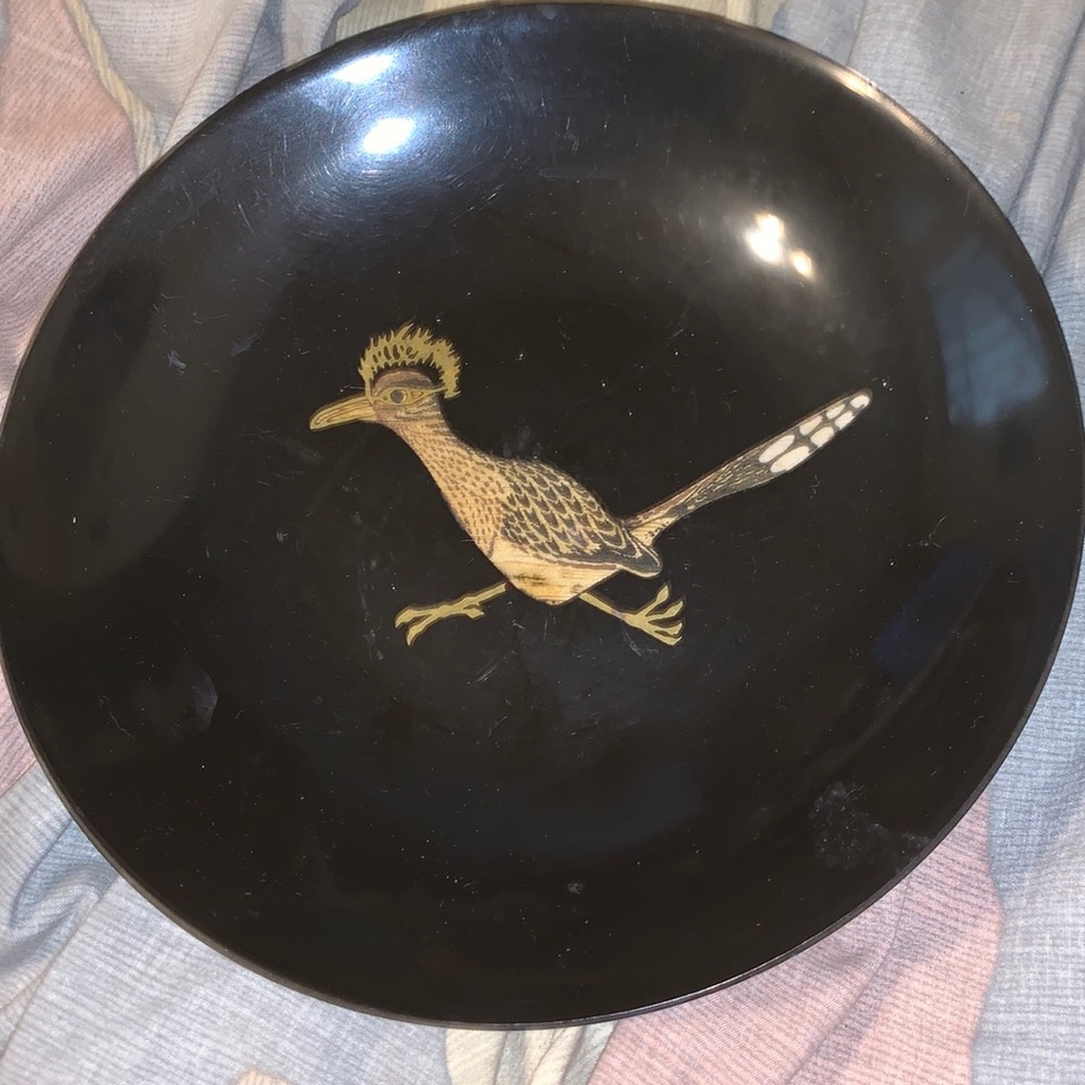 Couroc Monterey California Bowl - Roadrunner vintage